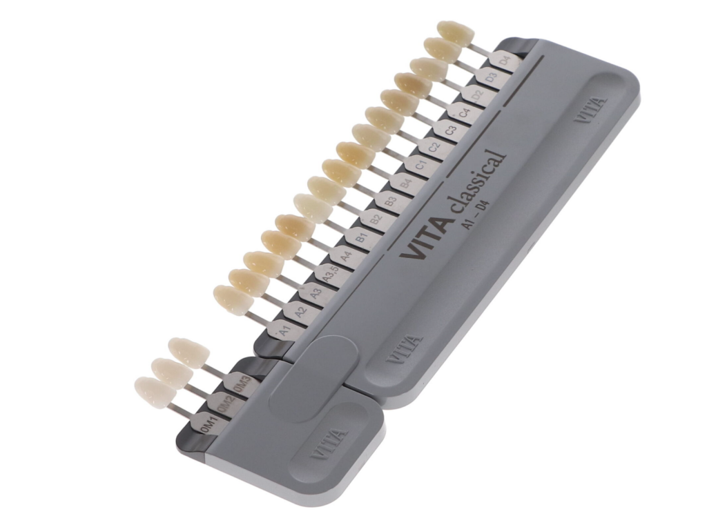 Vident G027CBS VITA Classical Dental Shade Guide with Bleached Shades